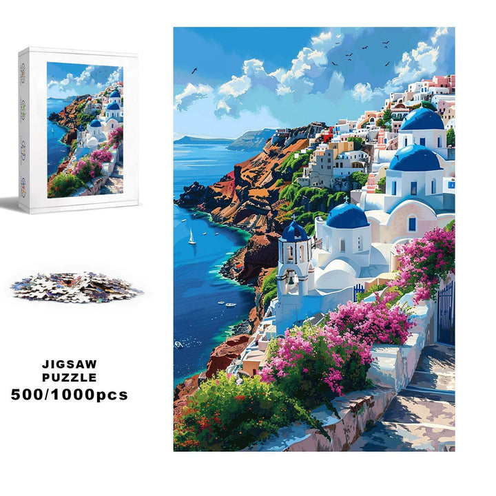 Rompecabezas Santorini de 500/1000 piezas 