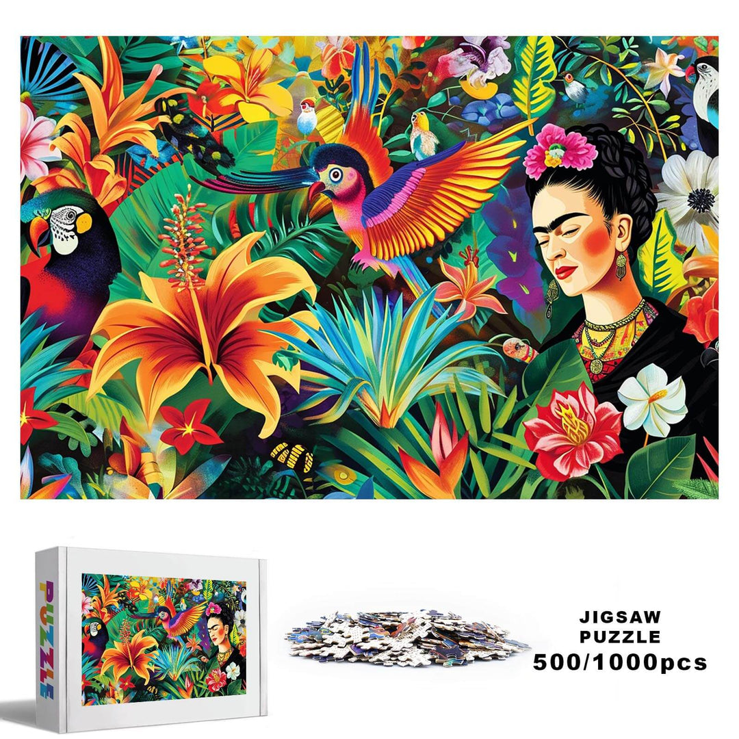 A Cluster of Flowers 500 / 1000 Piece Puzzle