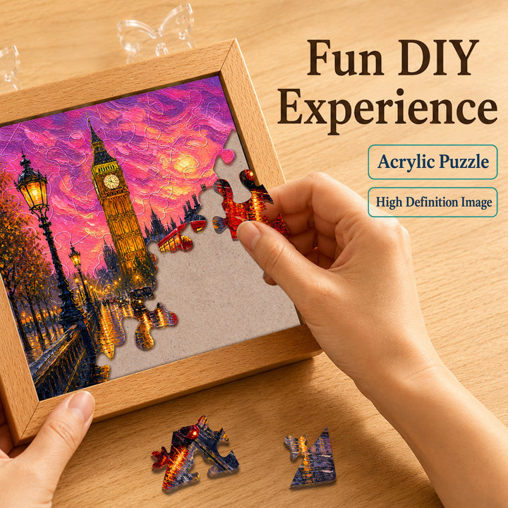 Acrylic Puzzle Night Light - London Twilight