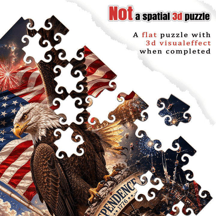 Happy Independence Day - Morphing Lenticular Puzzle