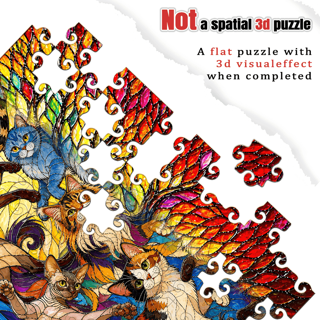 Tree Of Life is Cats - Morphing Lenticular Puzzle