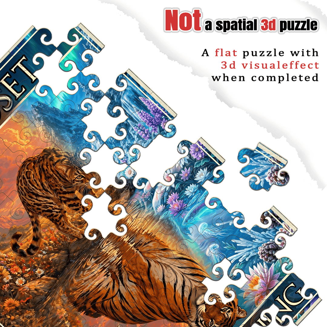 Lake Dream - Morphing Lenticular Puzzle