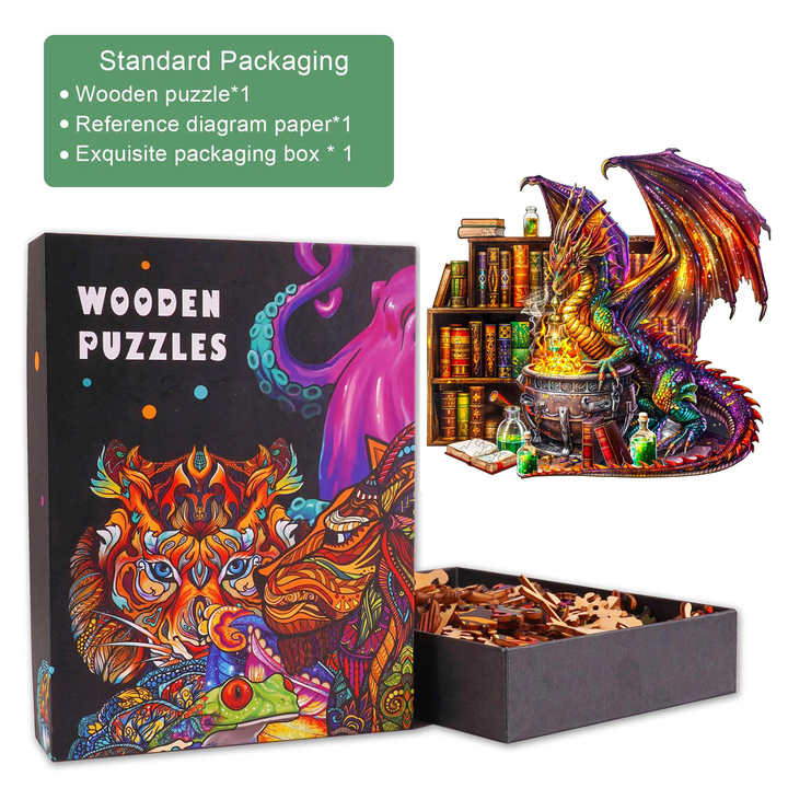 Drachenmagie-Trank Holzpuzzle