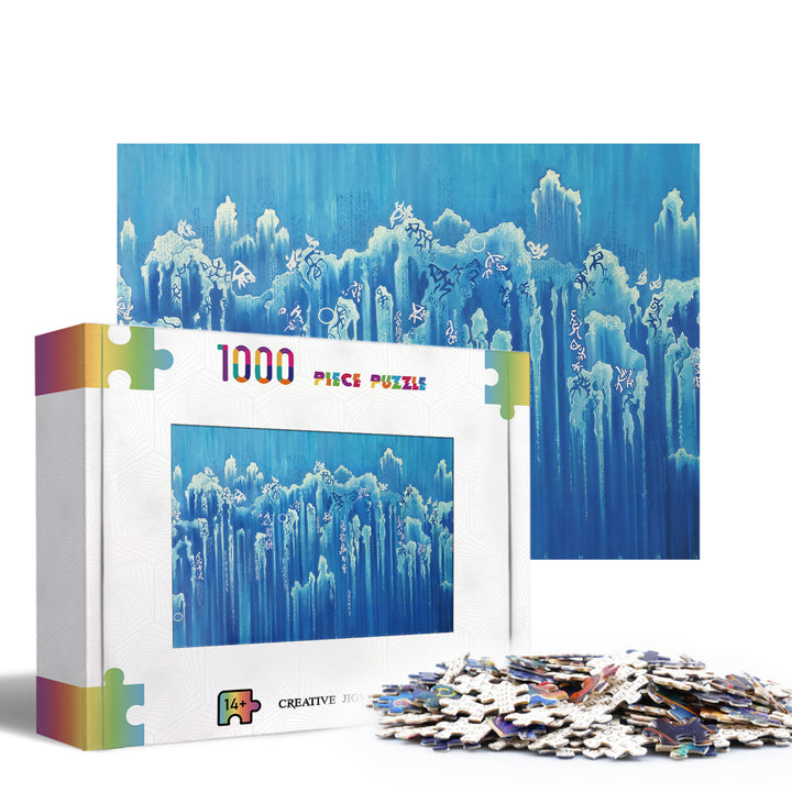 "The Sage's Gift" 1000-Piece Fine Art Jigsaw Puzzle by Henry Zhang