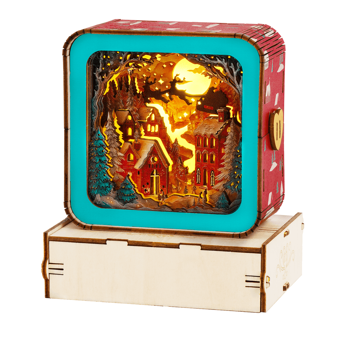 Wonderful Christmas Eve Kit- 3D Wooden Puzzle Night Light