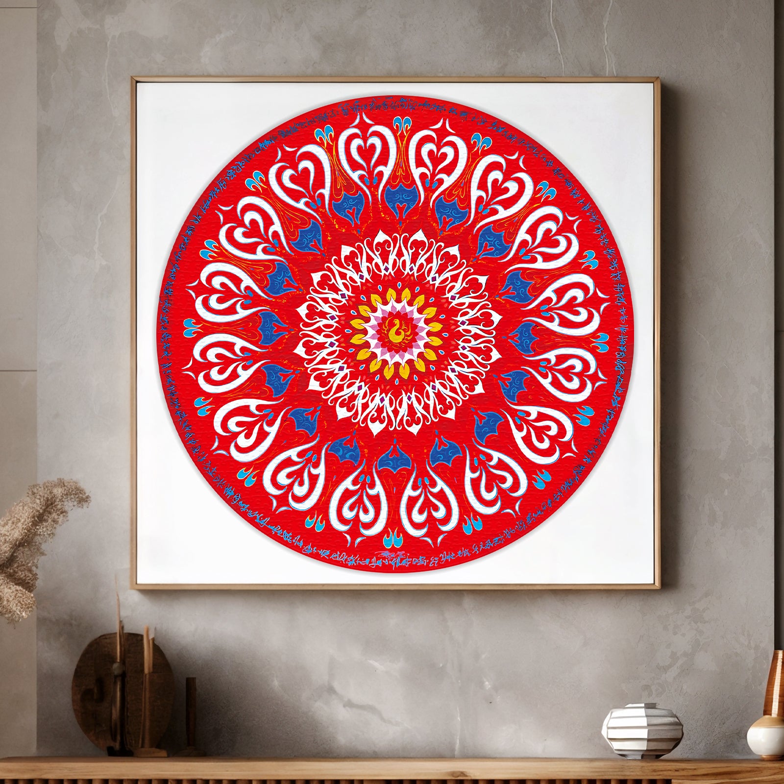 “Xi: Imperial Seal” – 1000-Piece Round Art Puzzle by Yuxi Zhang