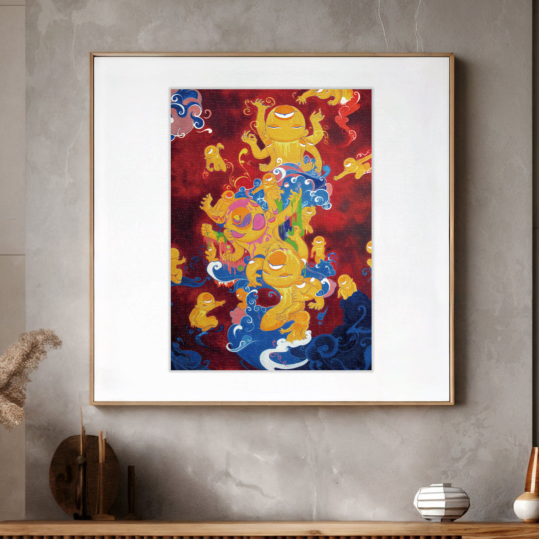 Puzzle pop art de 1000 pièces « Voyage Céleste » par Henry Zhang