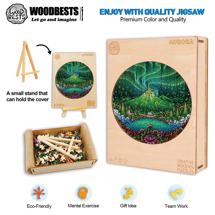 Aurora Jigsaw Puzzle - Woodbests