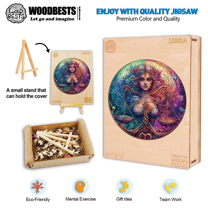 12 Constellation Signs Jigsaw Puzzle-Woodbests