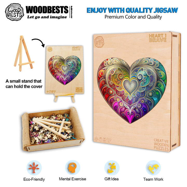 Brave Heart 1 Wooden Jigsaw Puzzle-Woodbests