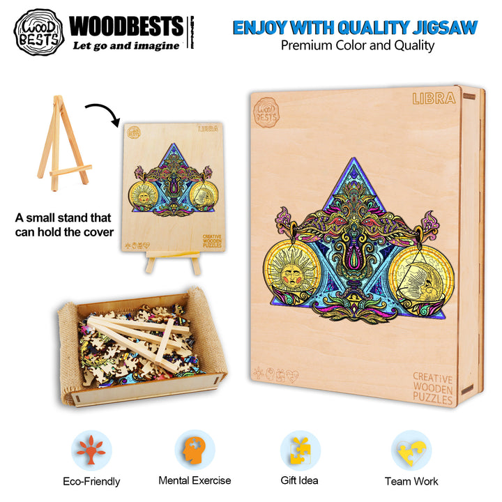 12 Constellation Signs-2 Jigsaw Puzzle-Woodbests