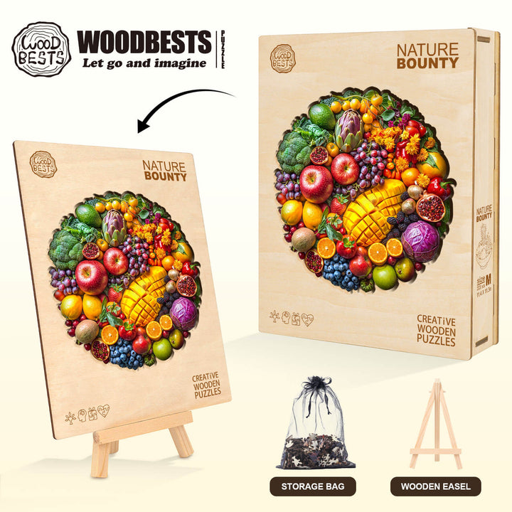 Nature Bounty Wooden Jigsaw Puzzle