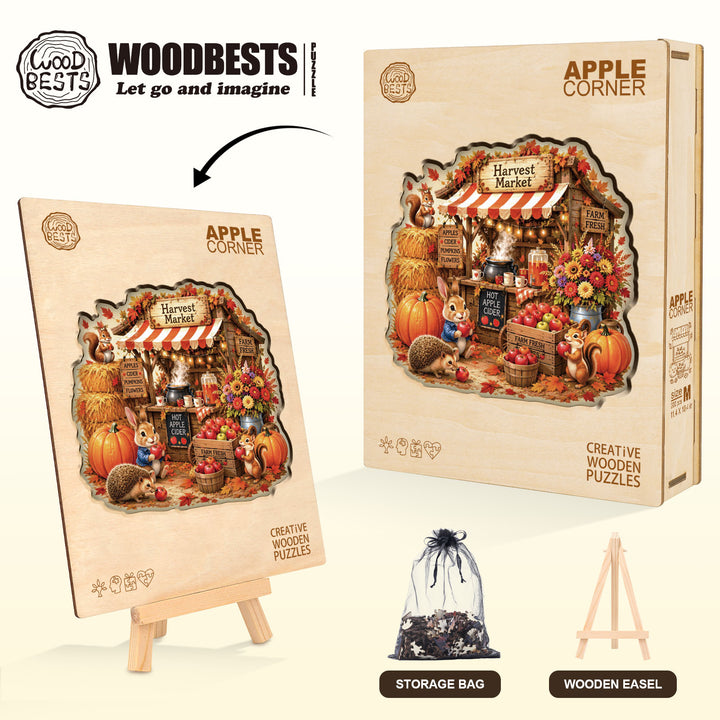Apple Corner Wooden Jigsaw Puzzle