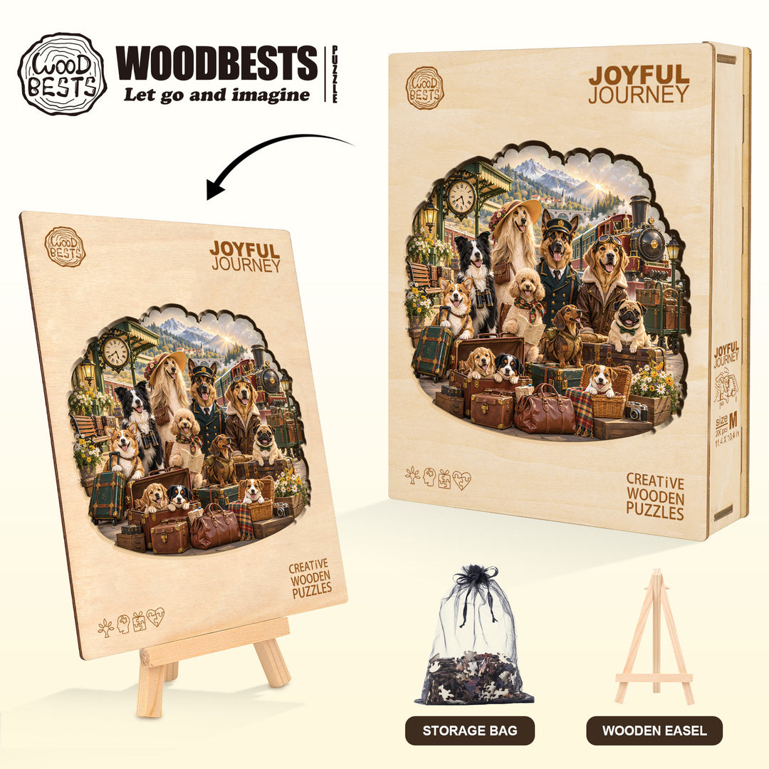 Joyful Journey  Wooden Jigsaw Puzzle