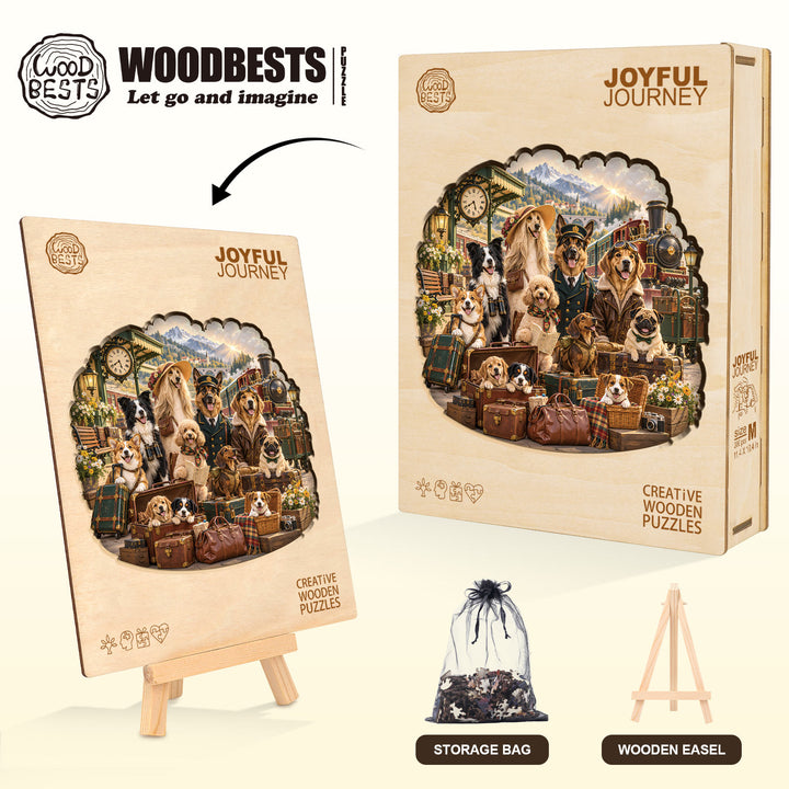 Joyful Journey  Wooden Jigsaw Puzzle