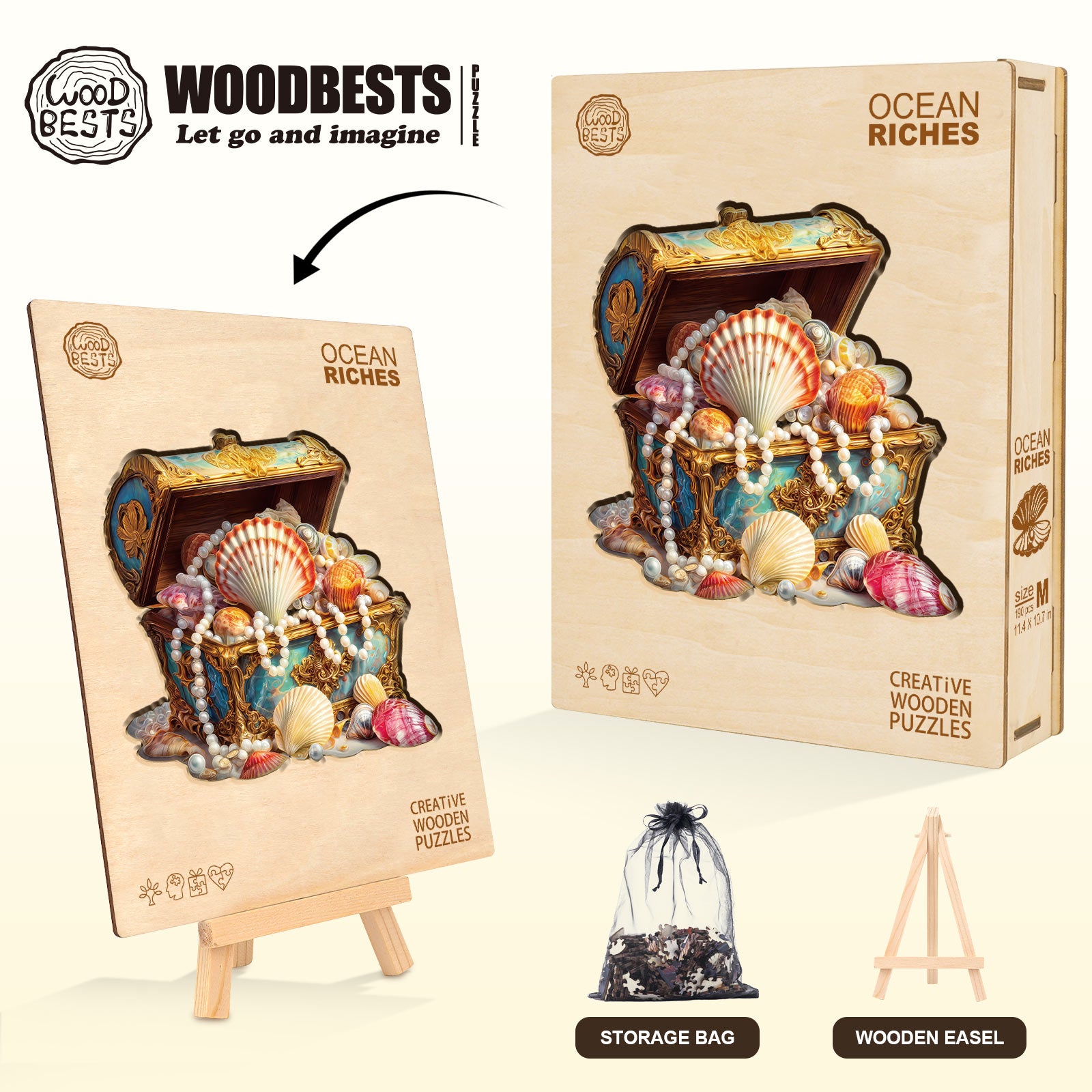 Ocean Riches Wooden Jigsaw Puzzle