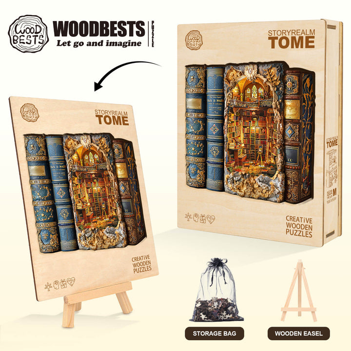 StoryRealm Tome Wooden Jigsaw Puzzle