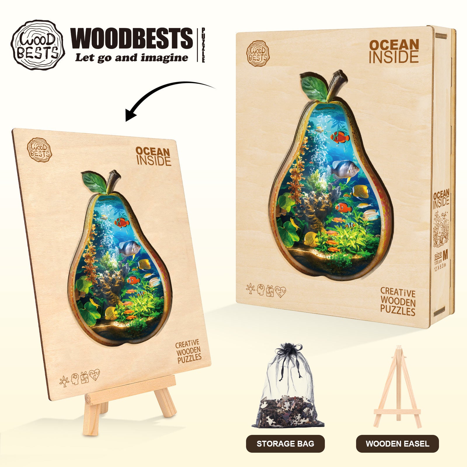 Ocean Inside Wooden Jigsaw Puzzle