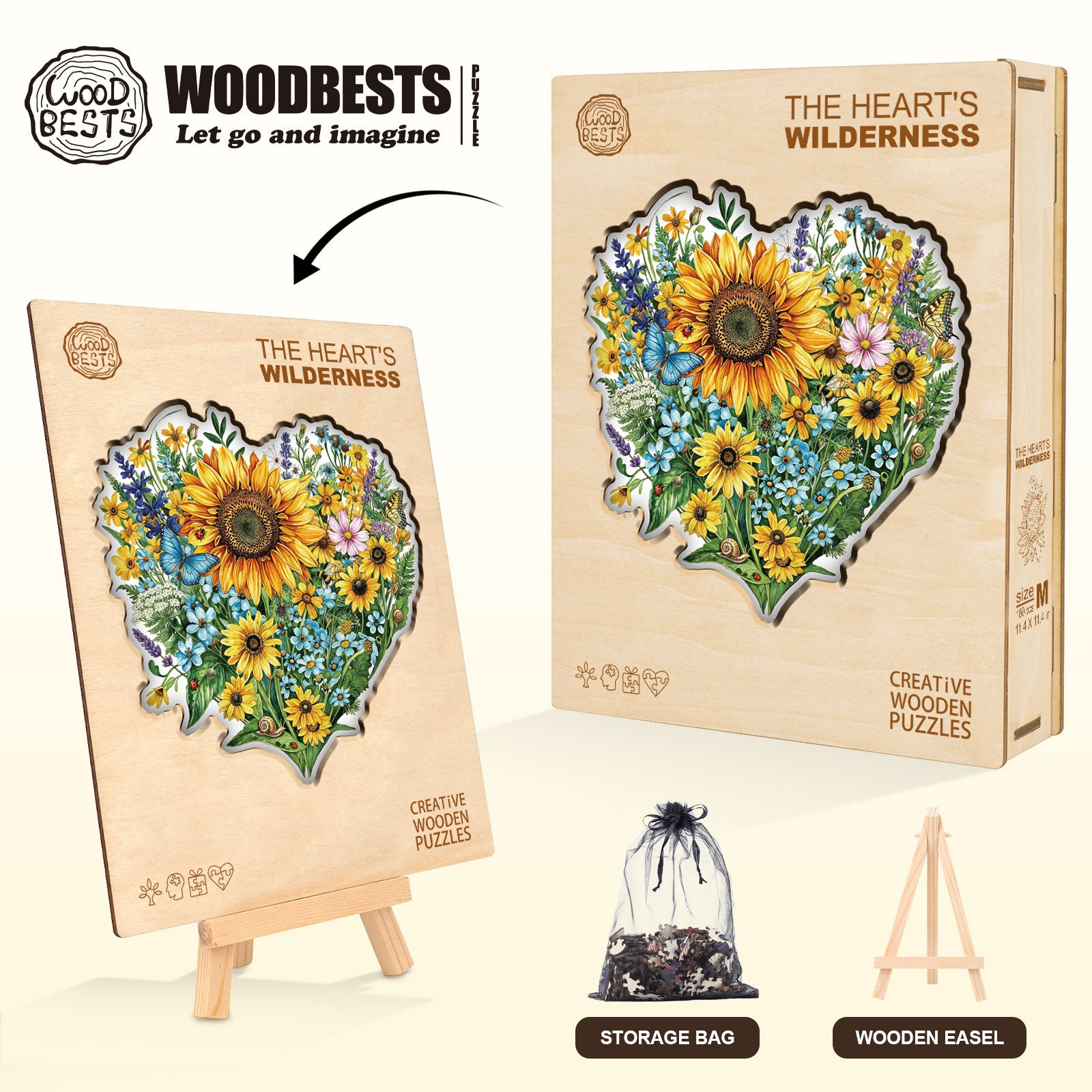 The Heart's Wilderness Wooden Jigsaw Puzzle