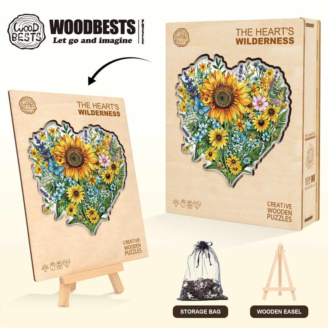 The Heart's Wilderness Wooden Jigsaw Puzzle