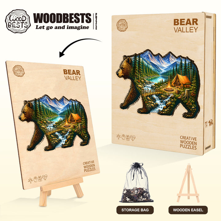Bear Valley  Wooden Jigsaw Puzzle