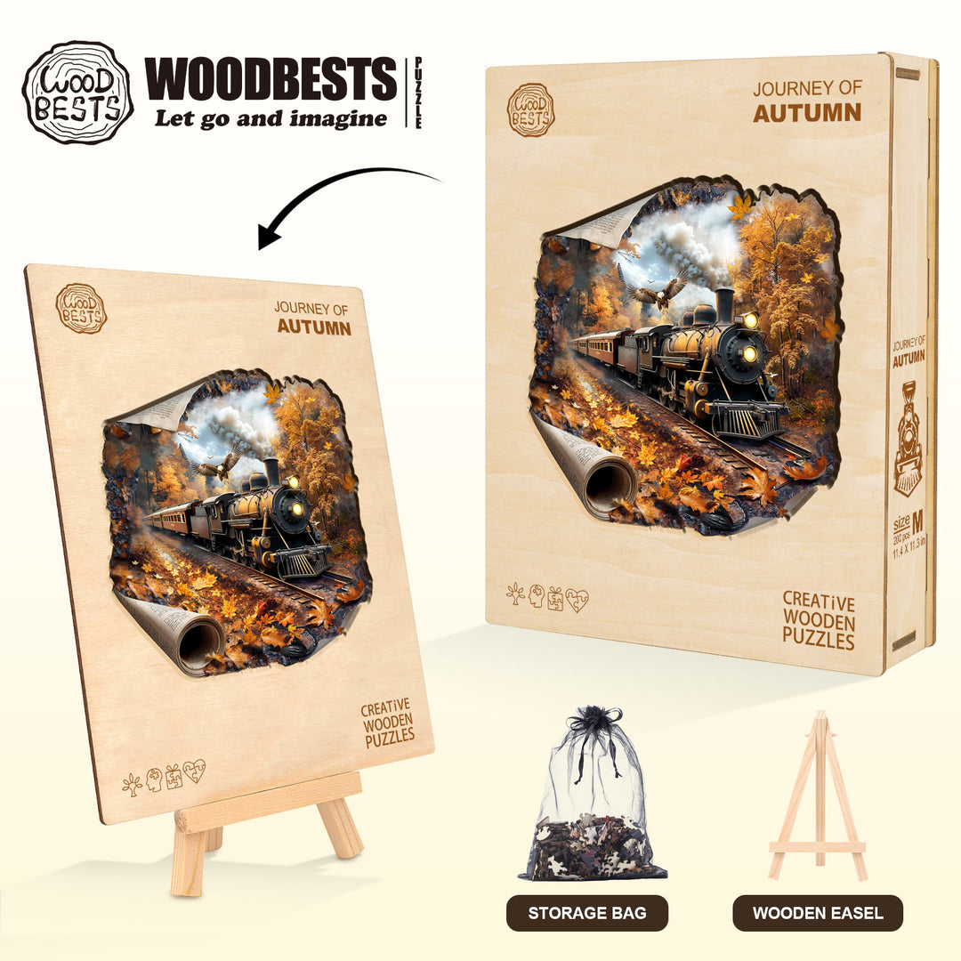 Journey of Autumn Wooden Jigsaw Puzzle