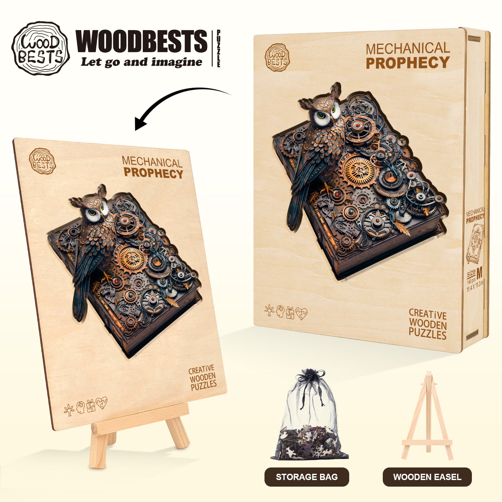 Mechanical Prophecy Wooden Jigsaw Puzzle
