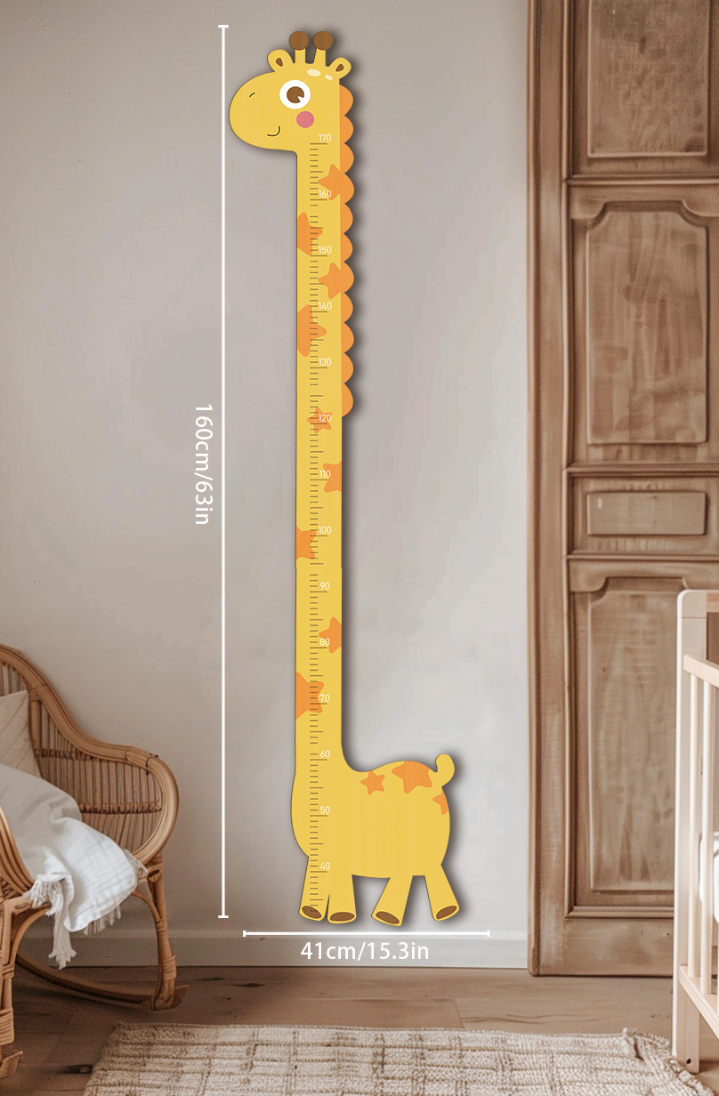 Personalized Wooden Giraffe Growth Chart Ruler Clearance Sale