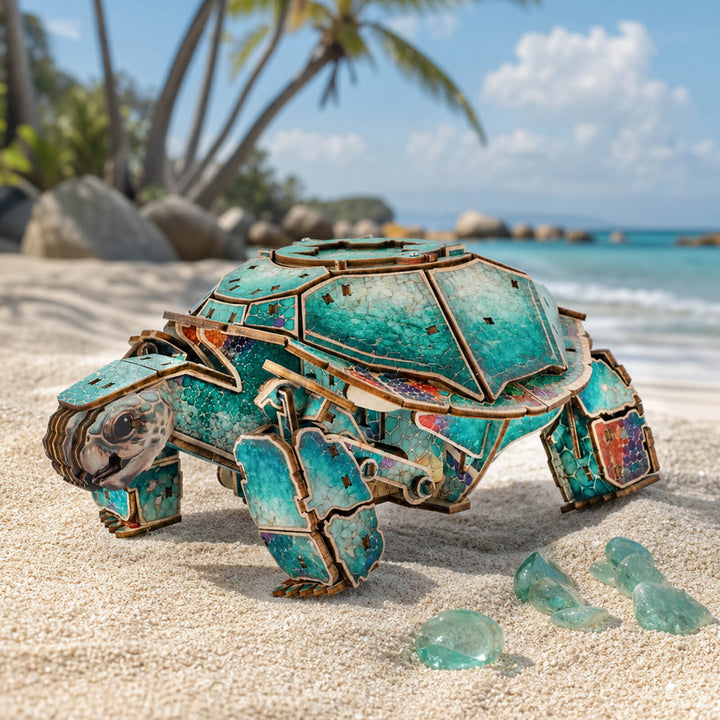 3D Wooden Mechanical Kit - Sea Turtle