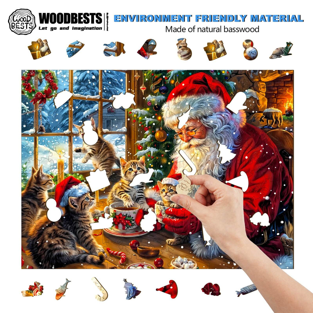 Warm Christmas-2 Wooden Jigsaw Puzzle