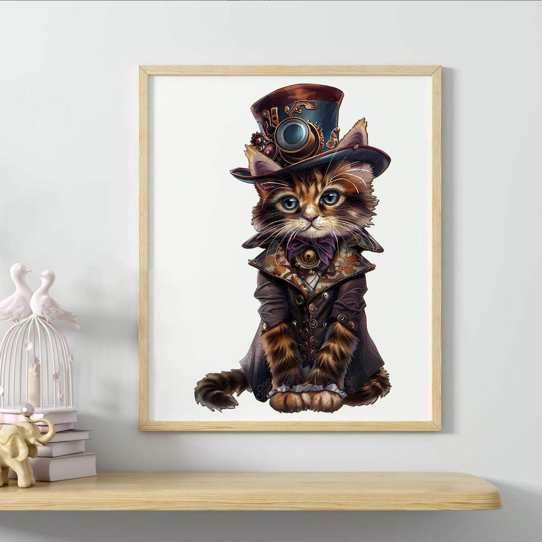 Magic Cat Wooden Jigsaw Puzzle