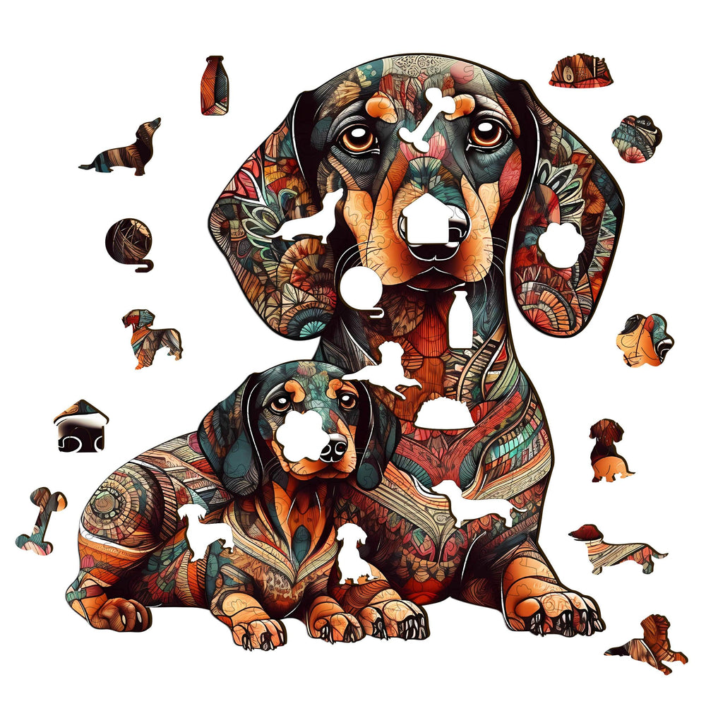 Colorful Chihuahua Wooden Jigsaw Puzzle – Woodbests