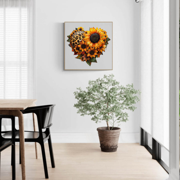 Sunflower Wooden Jigsaw Puzzle - Woodbests