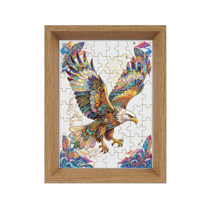 Double Sided Acrylic Jigsaw -Magnificent Eagle