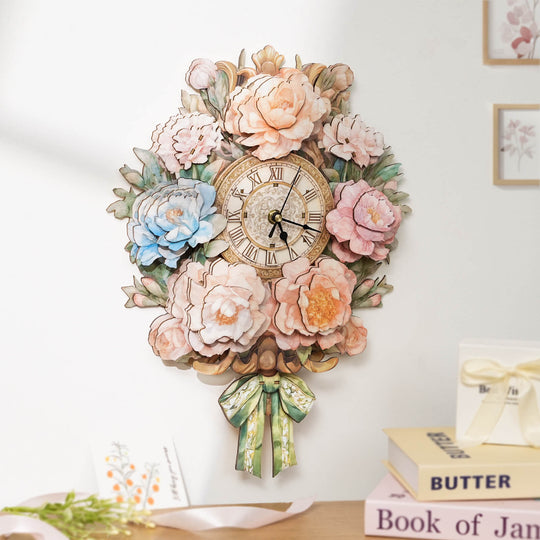 Craft Unique Timepieces: Premium Wooden Puzzle Clocks & 3D Wooden Clock ...