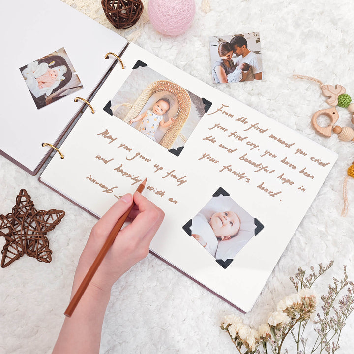 Personalized Baby Photo Album - Baby Keepsake Album
