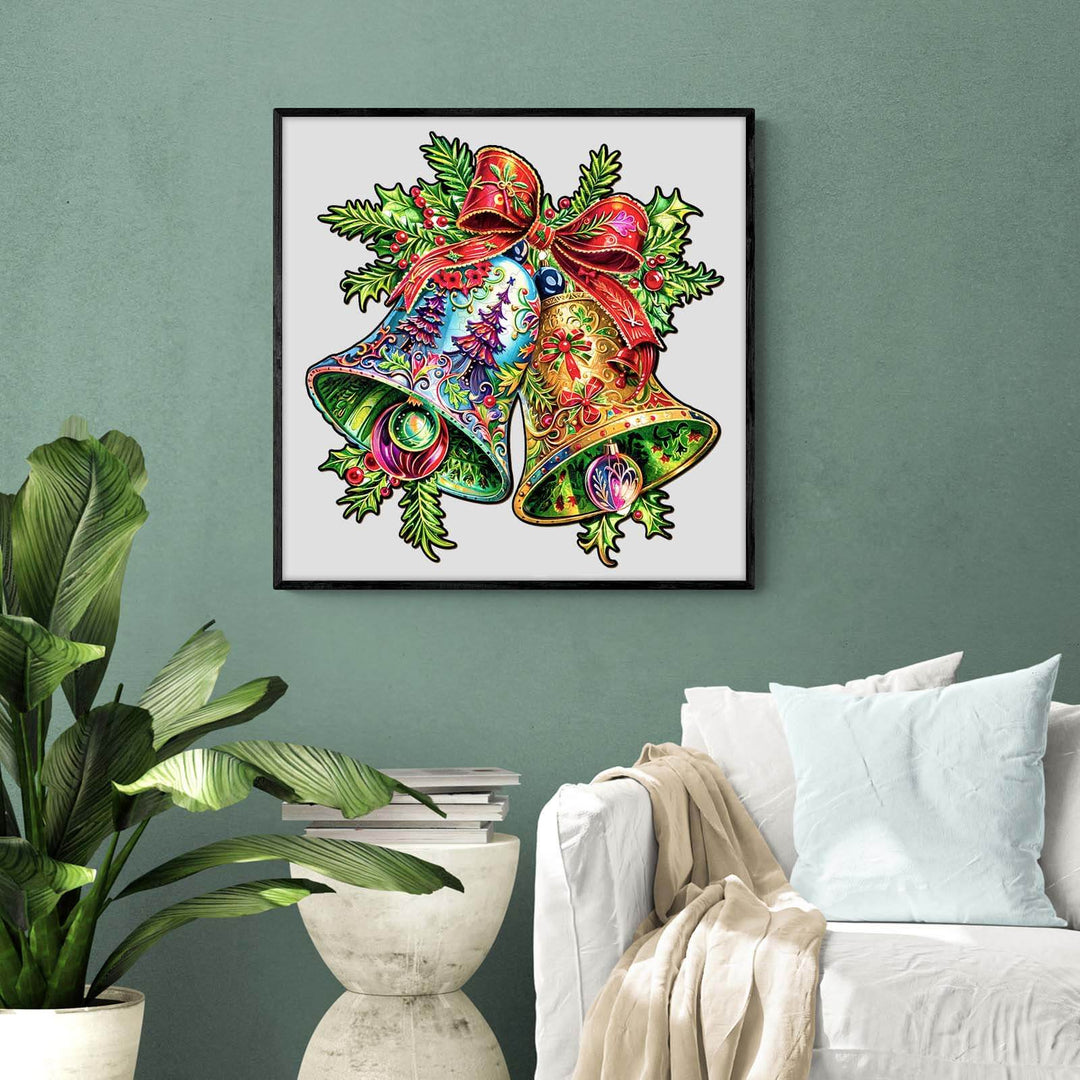 Christmas Bells-1 Wooden Jigsaw Puzzle