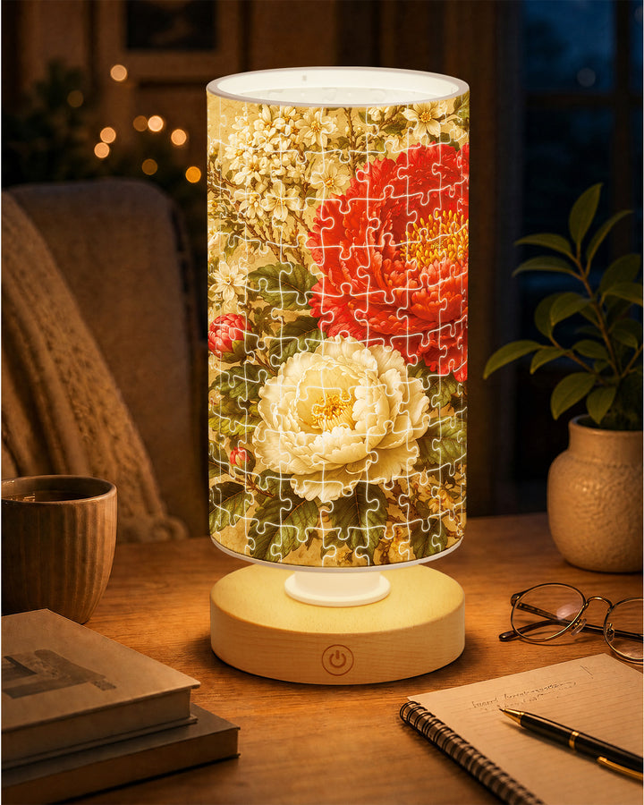 DIY Dimmable Acrylic Puzzle Lamp -Gilded Garden Bouquet