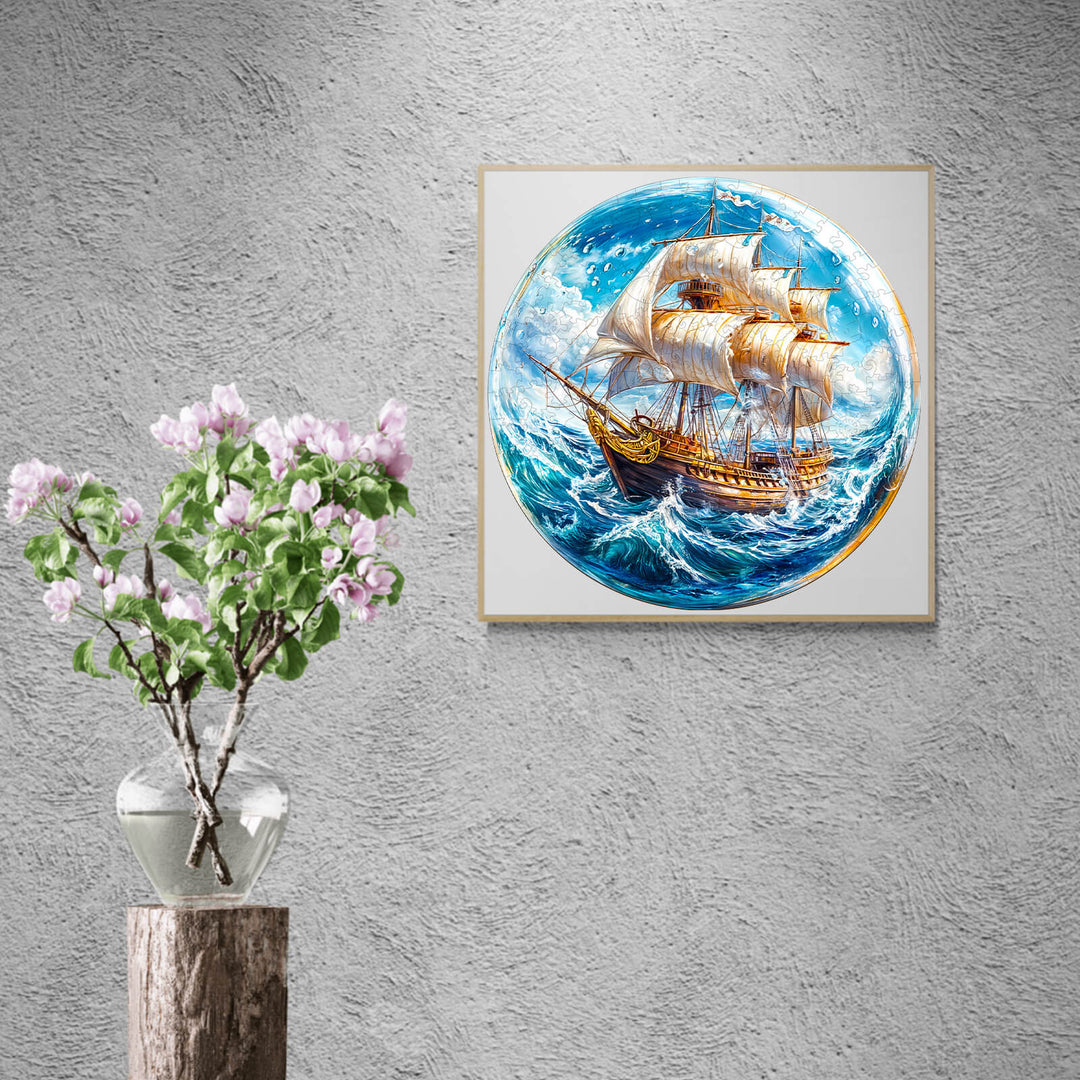 Ship of Hope Wooden Jigsaw Puzzle