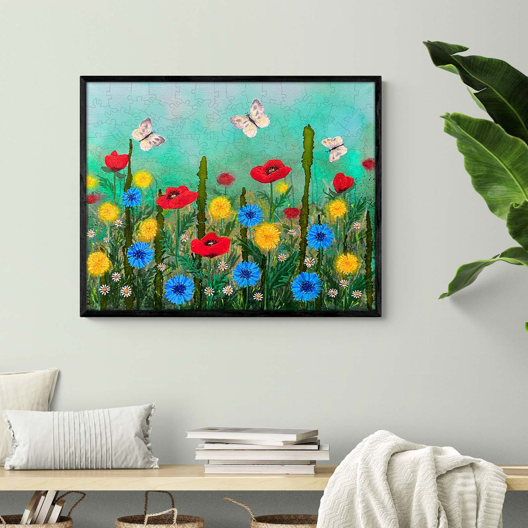 Poppy Garden - By Artist Nicholas John VARDAXIS
