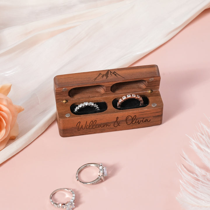 Custom Engraved Heirloom Ring Box