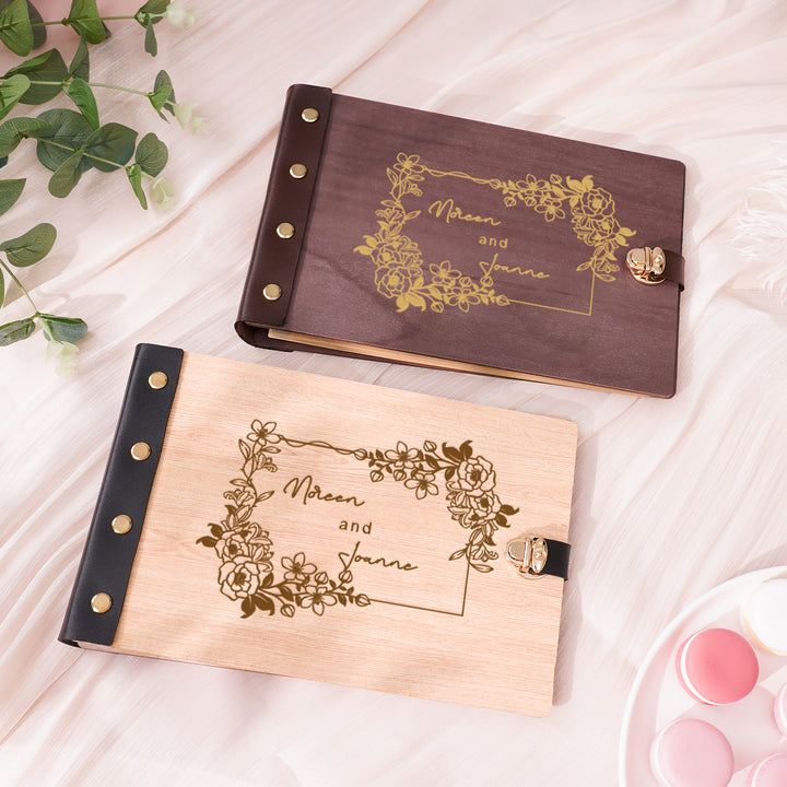 Wedding Photo Album - Wooden Polaroid Photo Album