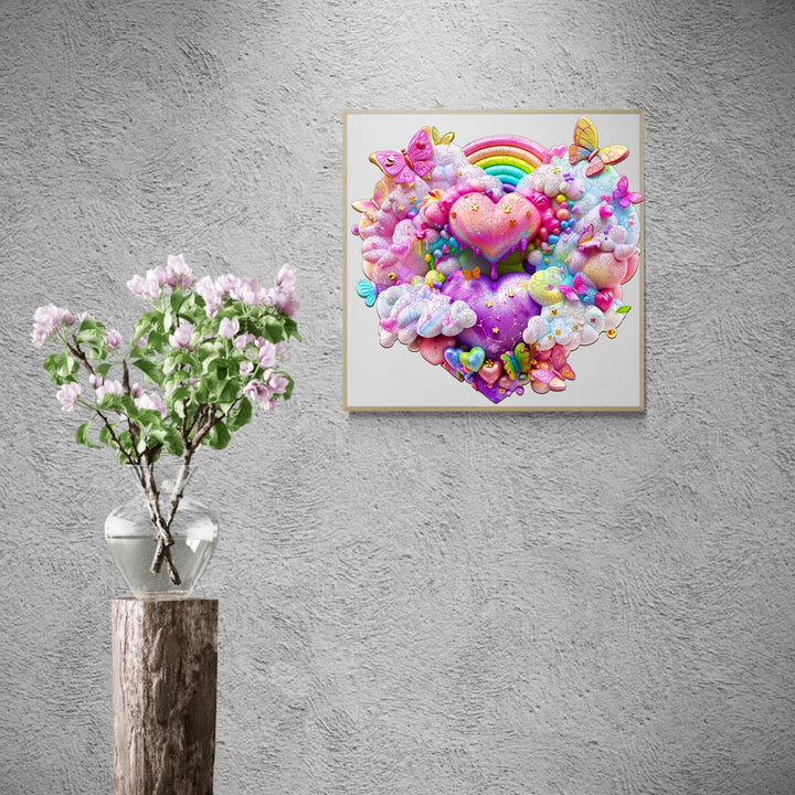 Rainbow Cloud Wooden Jigsaw Puzzle