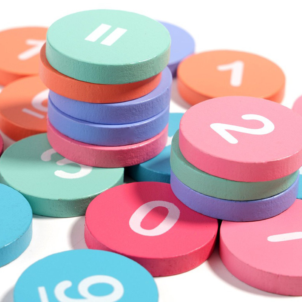 Wooden Children's Tens Digit Addition And Subtraction Math Toy