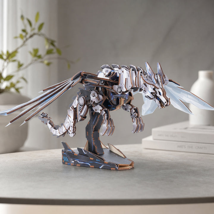 3D Wooden Mechanical Kit - Mechanical Dragon