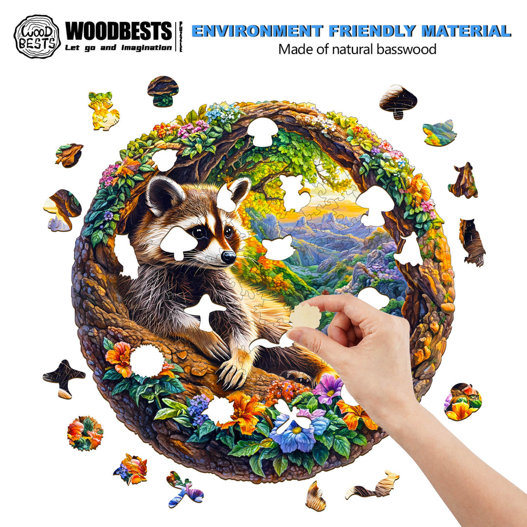 Puzzle en bois du monde fantastique 3D