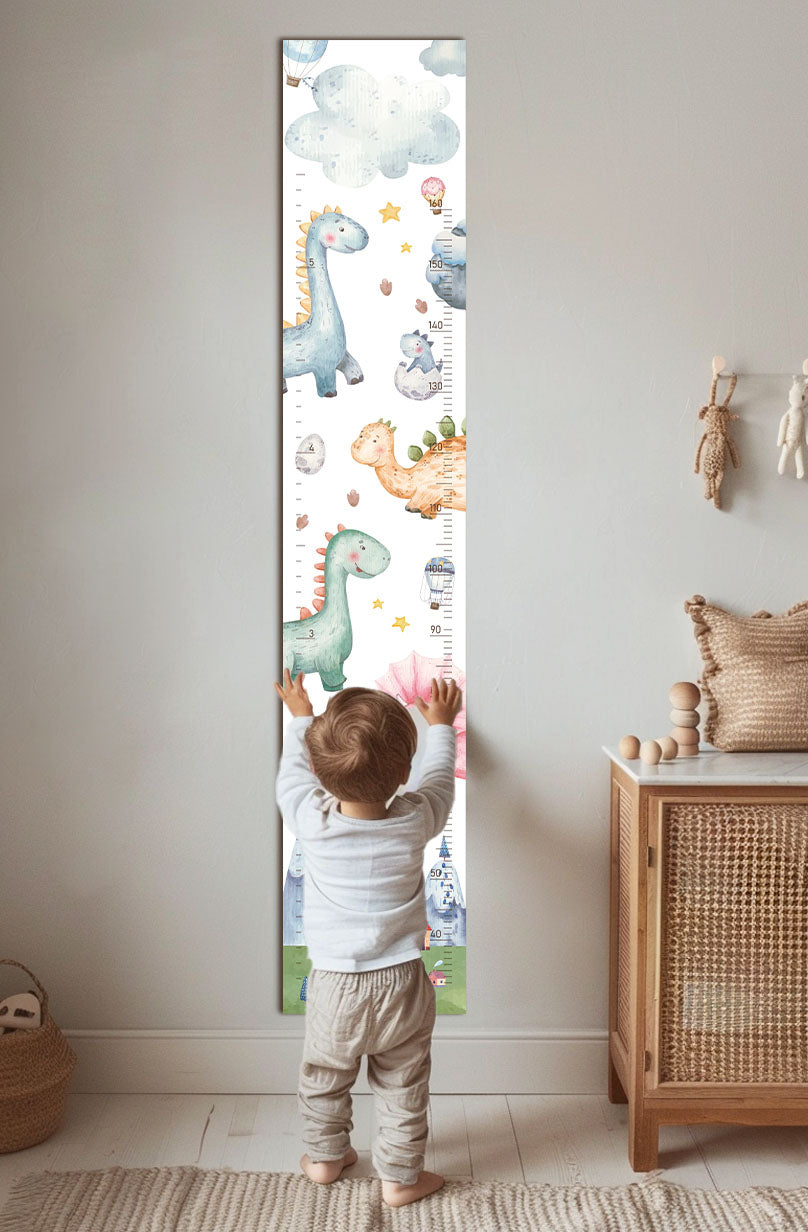 Wooden Dinosaur Growth Chart Height Ruler Clearance Sale