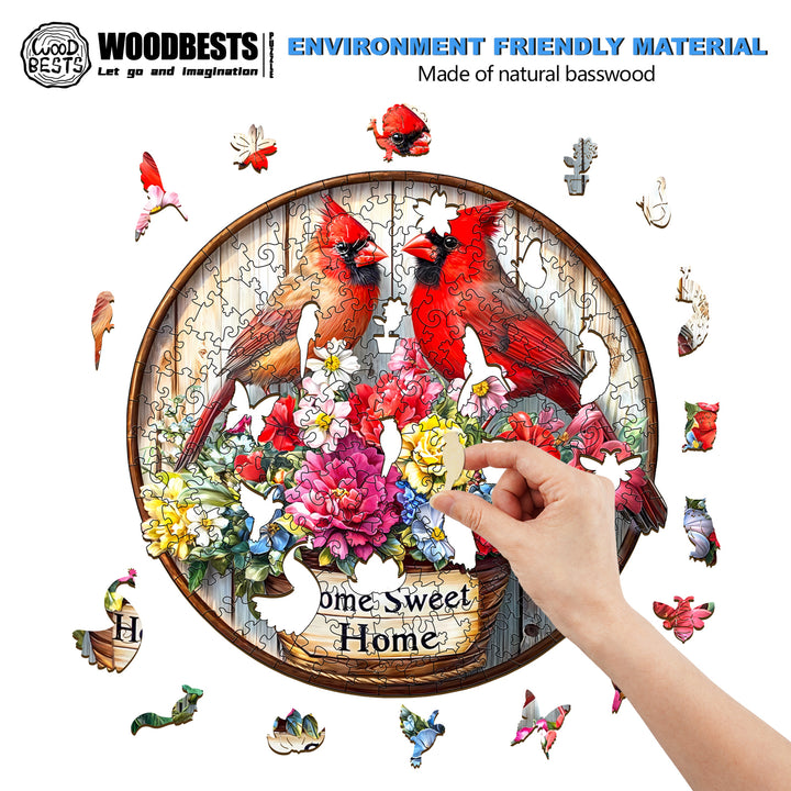 Sweet Home Wooden Jigsaw Puzzle - Woodbests