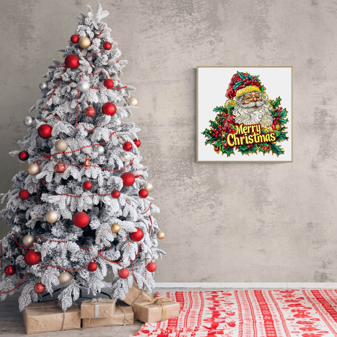 Merry Christmas-2 Wooden Jigsaw Puzzle - Woodbests