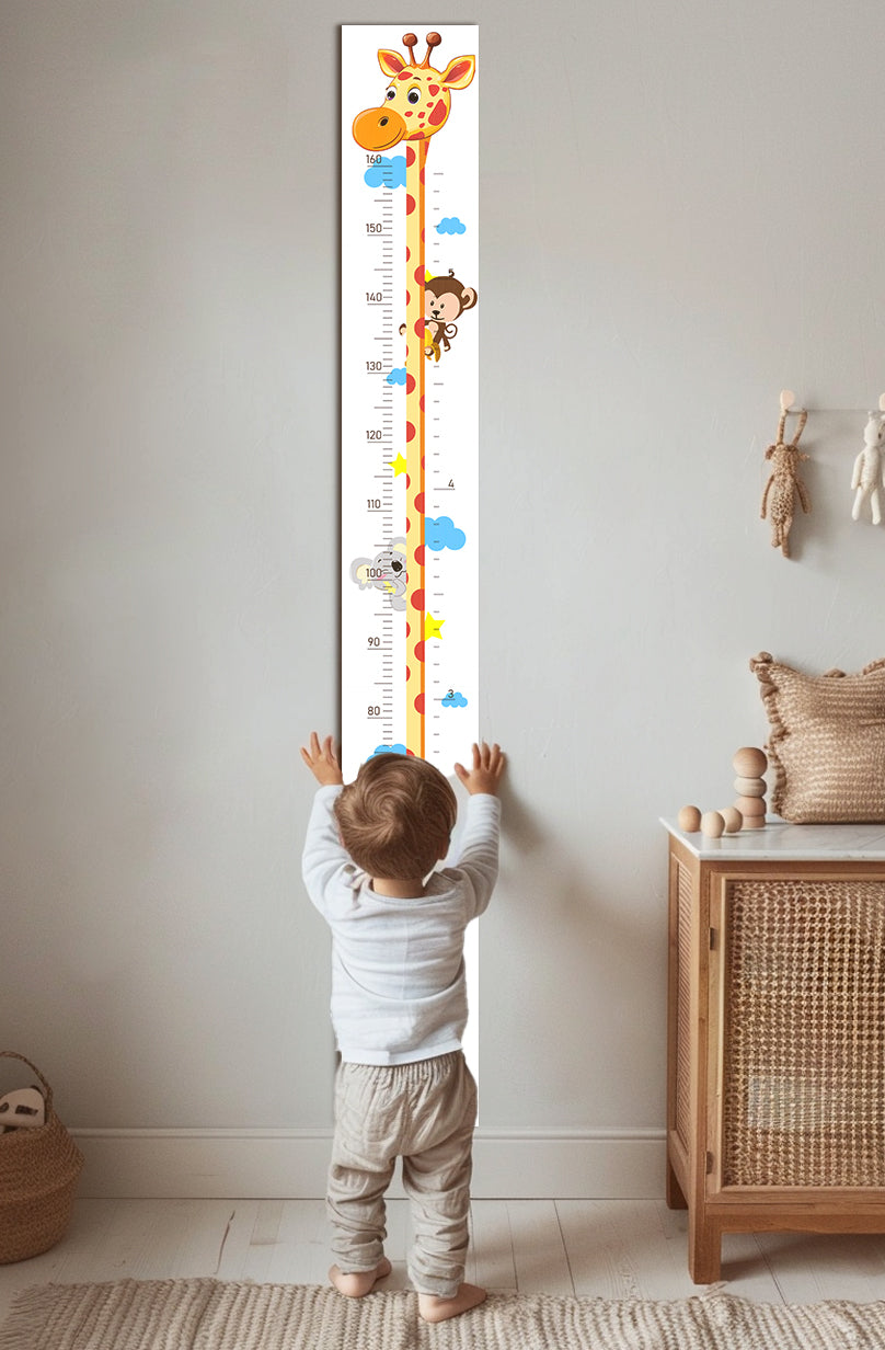 Personalized Wooden Giraffe Growth Chart Height Ruler Clearance Sale